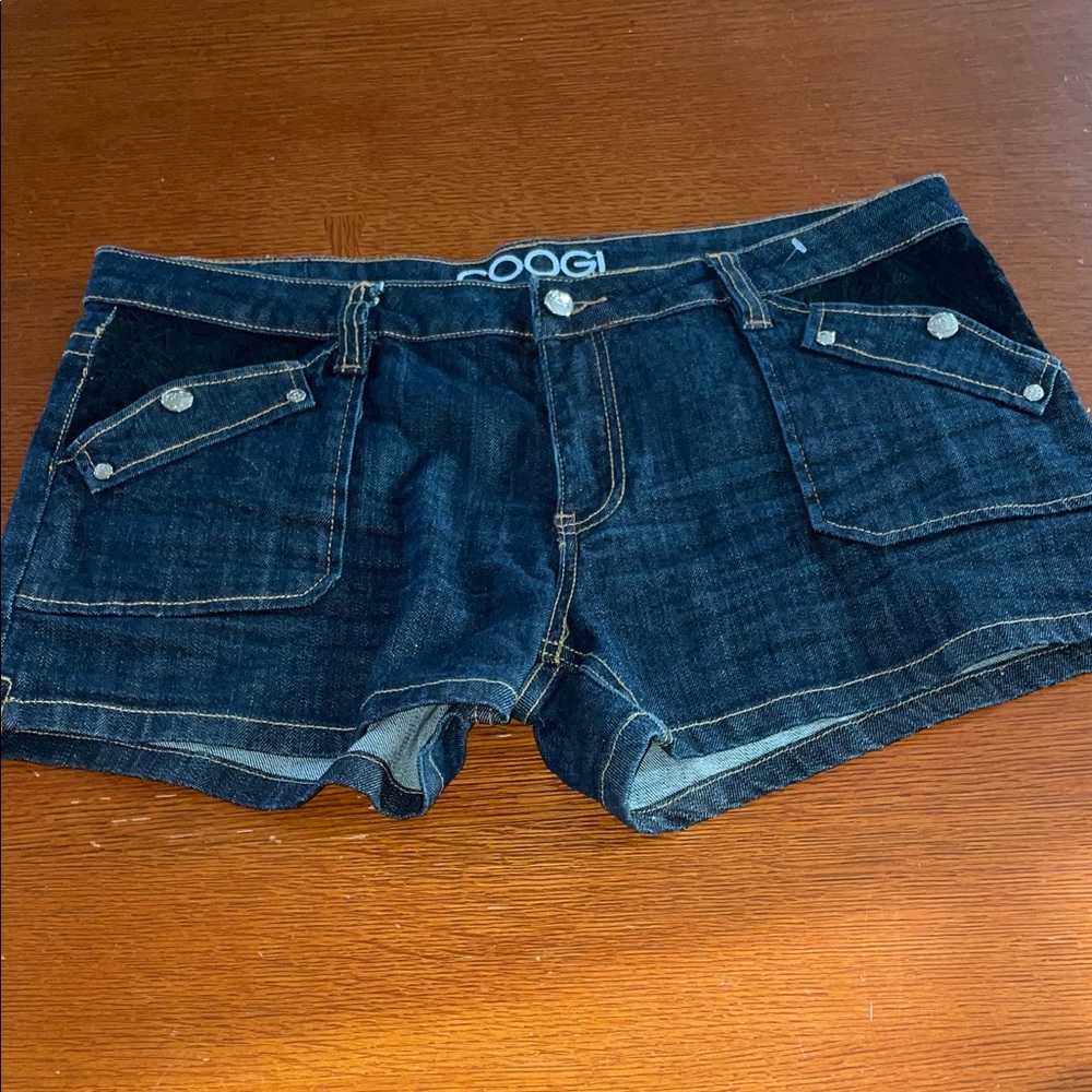 COOGI Women's Jean Shorts - Deep Blue SZ 17/18